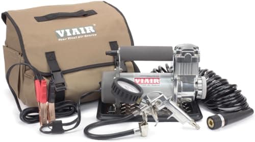 VIAIR 400P/40045 Automatic Portable Compressor, Tire Inflator Kit, Air Compressor for Truck, Jeep, SUV, and Car Tires, Portable Air Pump Kit, Car Accessories, 33% Duty Cycle, 150 PSI/2.30 CFM - Image 1