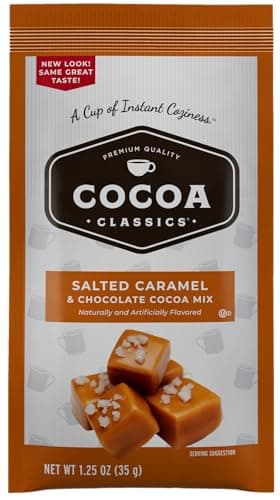 Cocoa Classics Variety Pack: Cocoa Mix, Chocolate Supreme, Arctic White, Salted Caramel Hot Chocolate Made with Nonfat Milk, Just Add Water, Make Hot or Iced, 1.25oz Packets (Pack of 36) - Image 3