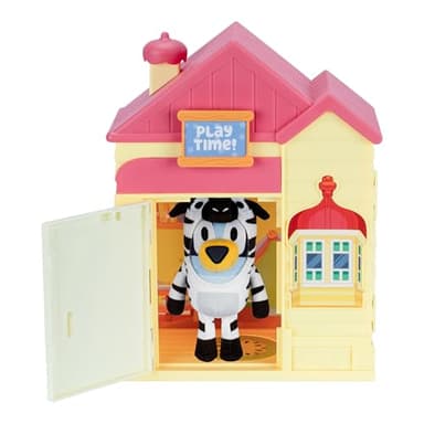 Bluey Play Date Plush Surprise, Decorate House with Stickers, Attach The Play Time Sign, Then Open The Door for a Surprise to Appear, Style May Vary - Image 6