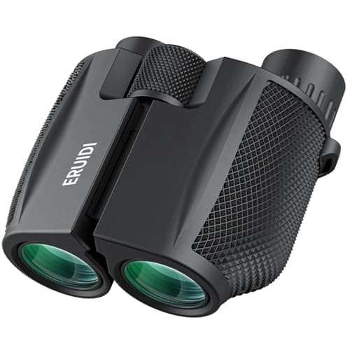 Binoculars 10x25 Compact for Bird Watching - ERUIDI Travel Binoculars for Adults Kids Lightweight for Easy Carry Comes with Portable Size - Image 1