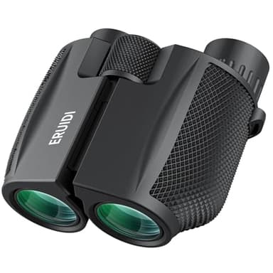 Binoculars 10x25 Compact for Bird Watching - ERUIDI Travel Binoculars for Adults Kids Lightweight for Easy Carry Comes with Portable Size - Image 1