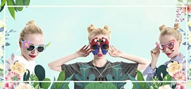 Ocean Line Luau Party Sunglasses - 9 Pairs Funny Hawaiian Glasses, Tropical Fancy Dress Props, Fun Summer Kids Party Favors, Beach Themed Party Supplies Decoration - Image 5