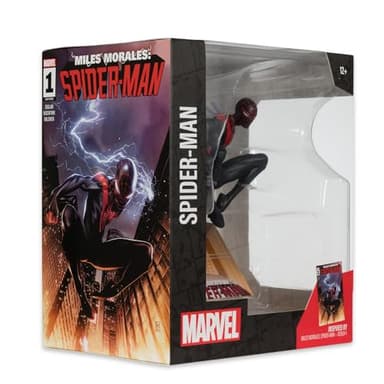 McFarlane Toys - Marvel Spider-Man 1:10th Scale Collectible with Scene (Miles Morales: Spider-Man #1) - Image 7