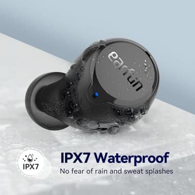 EarFun Free 2S Wireless Earbuds, [Upgraded Version] Bluetooth Earbuds with Deep Bass, 4 Mics for Clear Call, Customizable EQ App, IPX7 Waterproof in-Ear Headphones, 30H Playtime, Wireless Charging - Image 7