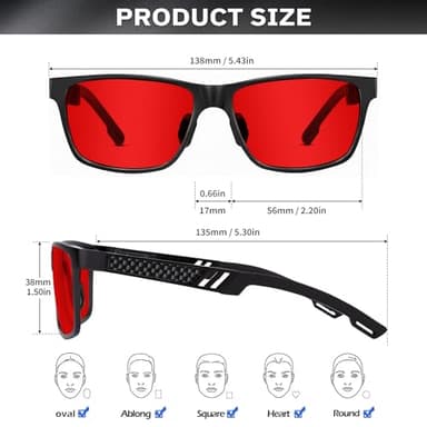 ANYLUV Blue Light Blocking Glasses Men Computer Gaming Glasses Lightweight Al-Mg Metal Anti Eyestrain Eye Protection - Image 4