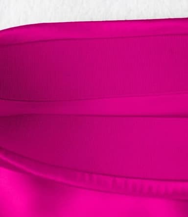 Women's Satin High Waist Hidden Elasticized Waistband Flared Casual A Line Midi Skirt (Hot Pink, Large) - Image 6