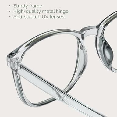 MIGSIR Blue Light Blocking Glasses for Computer Gaming, Fashion Fake Helps Reduce Screen Fatigue Eyeglasses for Women Men - Image 4