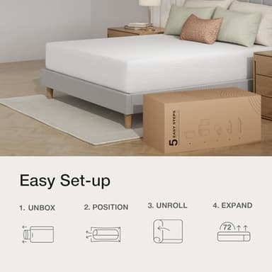 Novilla Twin Size Mattress, 10 Inch Twin Bed Mattress with Gel Memory Foam for Cooling Night Sleep & Pressure Relief, CertiPUR-US Certified - Image 9