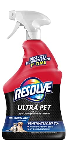 Resolve Ultra Pet Odor and Stain Remover Spray – Carpet Cleaner for Cat and Dog Urine and Poop, 32oz - Image 6