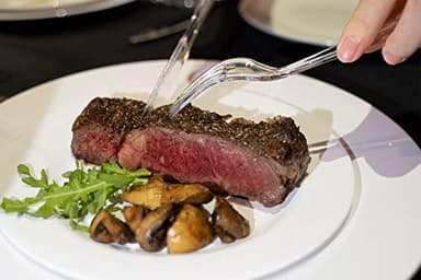 POSATE Heavy Weight Plastic Forks, Clear Disposable, 100 Count - Image 5