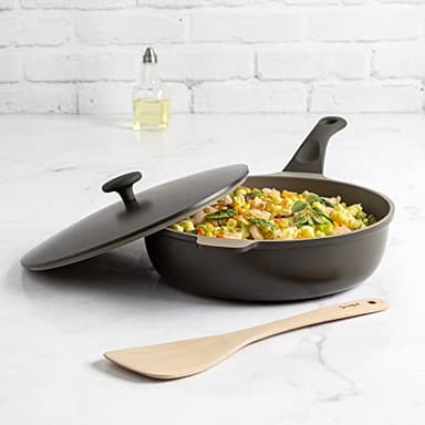 Goodful All-in-One Pan, Multilayer Nonstick, High-Performance Cast Construction, Multipurpose Design Replaces Multiple Pots and Pans, Dishwasher Safe Cookware, 11-Inch, 4.4-Quart Capacity, Graphite - Image 10