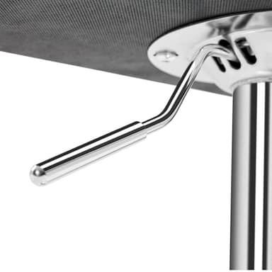 Yaheetech Bar Stools Set of 2, Adjustable PU Leather Swivel Barstools, Modern Counter Stools with Back and Footrest, Counter Height Barstools for Bar, Kitchen, Dining Room, Brown - Image 9