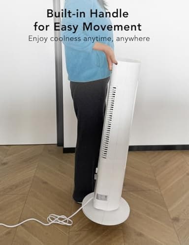 AIRTHRYL Portable Air Conditioners Windowless, 2025 Upgraded Cooling System, 35 Inch Evaporative Air Cooler w/3 Speeds, Smart Timer for Auto-off & 70°Oscillation, Swamp Cooler Air Conditioner for Home - Image 8