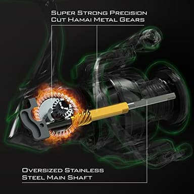 KastKing Spartacus II Spinning Reel, IPX5 Waterproof Rating,Size 3000,Stryker Green - Image 9