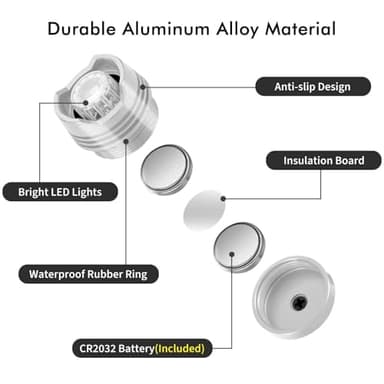 Croc Nuts & Big Toe Charms with Light-Up Features for Kids & Adults - Image 2