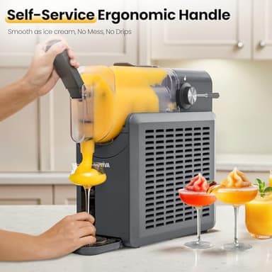 Slushie Machine, No Ice Needed, 88 oz INOVIVA Slushy Machine for Home with Self-Cleaning Function, Professional Frozen Drink Maker, 5 Preset Programs, Frozen Margaritas, Frappés, Milkshake, and More - Image 4