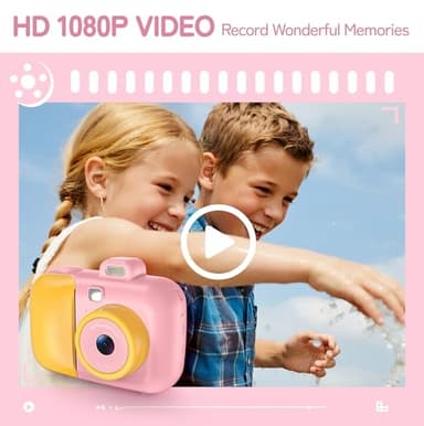 Instant Camera for Kids with Print Paper, 1080P HD Kids Camera Instant Print with 32GB SD Card, Girls Toys for Ages 5-7, Birthday Gifts for 5 6 7 8 9 Year Old Girls - Image 5