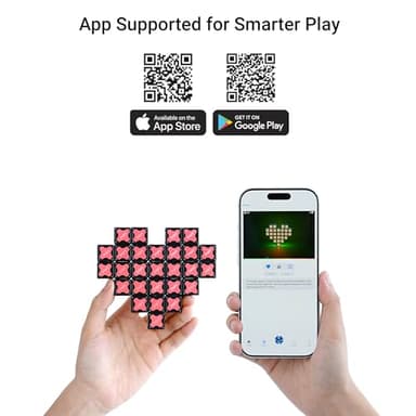 TOSY Magnet Cube 4x4 - 560 Magnets, 70 Blocks, 8 in 1 Toy: Puzzle Cube Game, Creative Building Blocks, Transformable Fidget Spinner, Infinity Cube, Magnet Tiles, UV Flashlight, Glowing STEM/STEAM Toy - Image 5