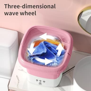 Portable small washing machine,13L Capacity Foldable Mini Washer - Image 2
