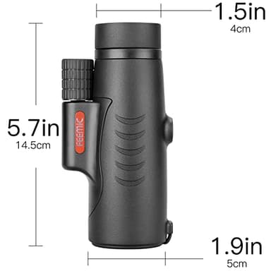 Monocular Telescope High Power 8x42 Monoculars Scope Compact Waterproof Fogproof Shockproof with Hand Strap for Adults Kids Bird Watching Hunting Camping Hiking Travling Wildlife Secenery - Image 6