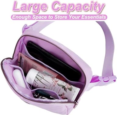 Uygafly Graduation Gifts for Teen Girls Kids,Teacher Appreciation Gifts,Gifts for Women,Thank You Gifts Ideas,Fanny Pack Crossbody Bag Cute Stuff | Lavender,A - Image 3