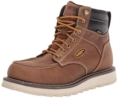 KEEN Utility Men's Cincinnati 6" Waterproof Soft Toe Wedge Work Boots - Image 1