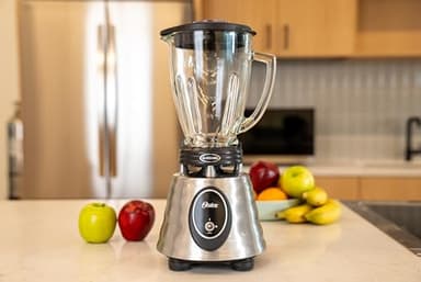 Oster Classic Series Heritage Blender with 6-Cup Glass Jar, 1000W Power, Stainless Steel Countertop Kitchen Blender - Image 4