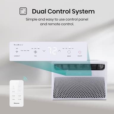 Hisense WC08W25A Window Air Conditioner, 8,000 BTU, White - Image 6