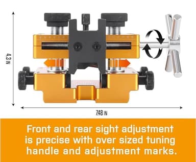 W WIREGEAR Sight Tool with Heavy-Duty Construction and Rotatable Sight Prong, Sight Adjustment Tool Sight Removal Tool - Image 3
