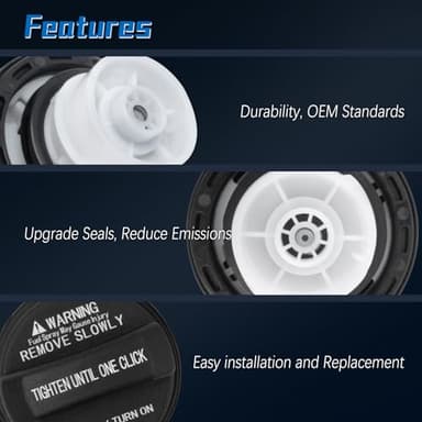 31010-3L600 Gas Cap,Fuel Cap For 2004-2020 Kia&Hyundai.Elantra,Santa,Sonata,Genesis,Coupe,soul,sedona,Forte,Sportage,Sorento Optima Amanti and More - Image 4