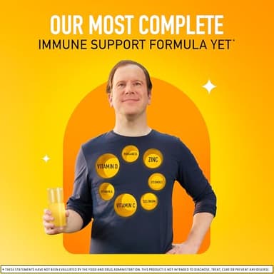 Airborne Vitamin C 1000mg (per Serving) - Very Berry Chewable Tablets (116 Count in a Bottle), Gluten-Free Immune Support Supplement, with Vitamins A C E, Zinc, Selenium, Ginger, Antioxidants - Image 6