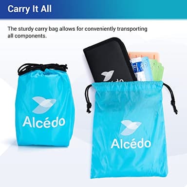 Alcedo Suture Practice Kit for Medical Students | Complete Set (32 Pieces) Include Durable Large Suturing Pad with Pre-Cut Wounds, Tools Kit, and Suture Threads | Perfect for Practice, Demonstration - Image 8