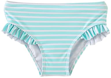 UMELOK Swimsuit Girls' Rash Guard Swimwear Long Sleeve Bathing Suit Pink/Light Green, Daisy 12 - Image 4