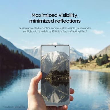 SAMSUNG Galaxy S25 Ultra Anti-Reflecting Film, Phone Screen Protector, Increased Visibility, Dust and Fingerprint Protection, Anti-Scratch, US Version, EF-US938CTEGUS - Image 3