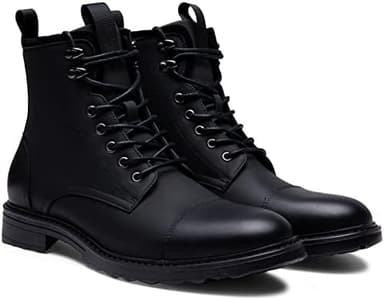 Vostey Mens Boots Motorcycle Casual Boots for Men Zipper Fashion Chukka Boots Mens - Image 5