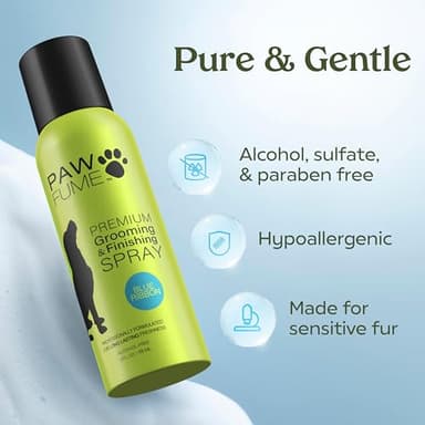 PAWFUME Dog Perfume Spray for Grooming, Blue Ribbon, 1-Pack – Keep Your Pup Fresh All Day – Probiotic, Alcohol-Free, Detangling & Moisturizing – Salon-Quality Dog Spray Deodorizer Perfume - Image 3