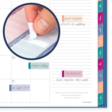 AT-A-GLANCE 2025 Planner, Weekly & Monthly, 7" x 8-3/4", Medium, Harmony, Denim (1099-805-20-25) - Image 7