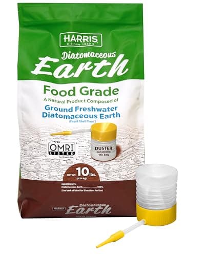 HARRIS Diatomaceous Earth Food Grade, 10lb with Powder Duster Included in The Bag - Image 1