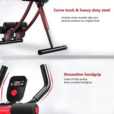 Fitlaya Fitness ab machine, ab workout equipment for home gym, Height Adjustable ab trainer, foldable fitness equipment. - Image 6