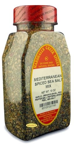 Marshalls Creek Select Spices LOW SALT, MEDITERRANEAN SPICED SEA SALT MIX 10 oz. - Image 1
