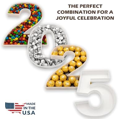 10" Reusable Plastic Box Form Tray Display for Treats, Charcuterie, Cake Pop, Candy, Charcuterie Box, Custom Charcuterie Letters Fillable - Reusable Letter Box - (White Plastic, S) - Image 5