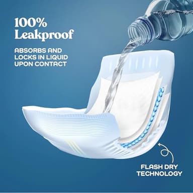 Comfortable Male Dog Diapers - 30-Pack Super Absorbent Disposable Male Dog Wraps- FlashDry Gel Technology, Wetness Indicator Doggie Diapers- Leakproof Belly Wraps for Incontinence, Excitable Urination - Image 4