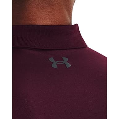 Under Armour Men's Performance 3.0 Polo, (600) Dark Maroon / / Pitch Gray, Large - Image 6