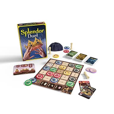 Splendor Duel Board Game - Two-Player Strategy Game for Intense Gem Collecting Battles - Fun Family Game for Kids and Adults, Ages 10+, 2 Players, 30 Minute Playtime, Made by Space Cowboys - Image 4
