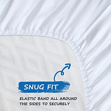 Satin Bedside Sleeper Sheet 2 Pack - Fits Most Bassinet & Crib Mattresses, Satin Bassinet Sheets for Baby Hair (33"x20"x5") - Silk Baby Sheet for Boys & Girls - White - Image 4