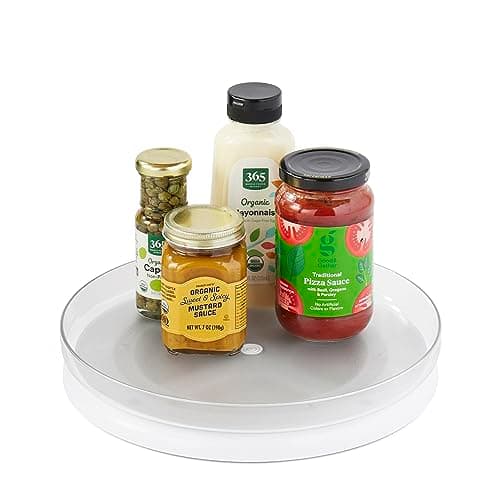 YouCopia FridgeView Fridge Turntable, Lazy Susan Organizer for Refrigerator Storage, 11” , White - Image 1