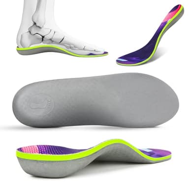 Plantar Fasciitis Orthotic Insole - Flat Feet Insoles Arch Supports, Orthotic Insoles for Women Men, Plantar Fasciitis Relief Reduce Muscle Fatigue, Trim to Fit Inserts Size 8-10, 1 Pair - Image 1