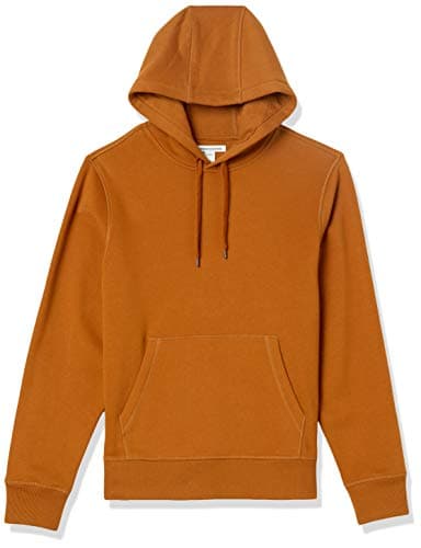 Amazon Essentials Men's Pullover Sweatshirt Hoodie, Big & Tall Options Available, Rust Orange, XX-Large - Image 1