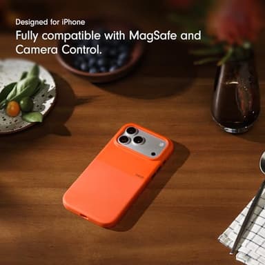 Beats iPhone 17 Pro Max Rugged Case with MagSafe & Camera Control, Scratch & Drop Tested, Matte Texture with Microfiber Lining - Sierra Orange - Image 6
