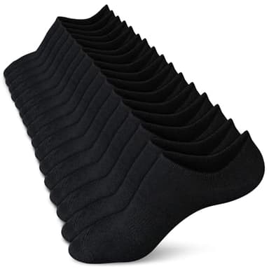 wernies No Show Socks Women Low Socks Non Slip Flat Boat Line 4/8 Pairs - Image 1